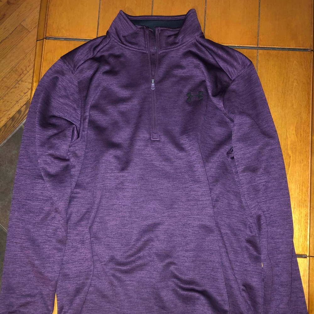 Purple Under Armour quarter-zip